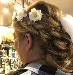 Wedding Hair with Flower